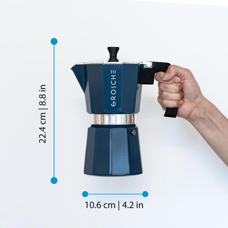 MOKA Máquina de café expresso de fogão GROSCHE Milano Moka Pot 9